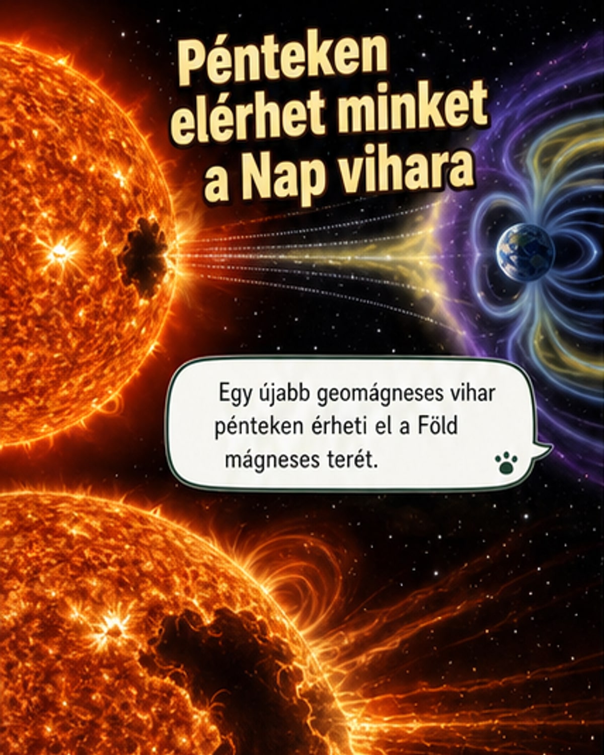 Geomágneses vihar éri el a Földet