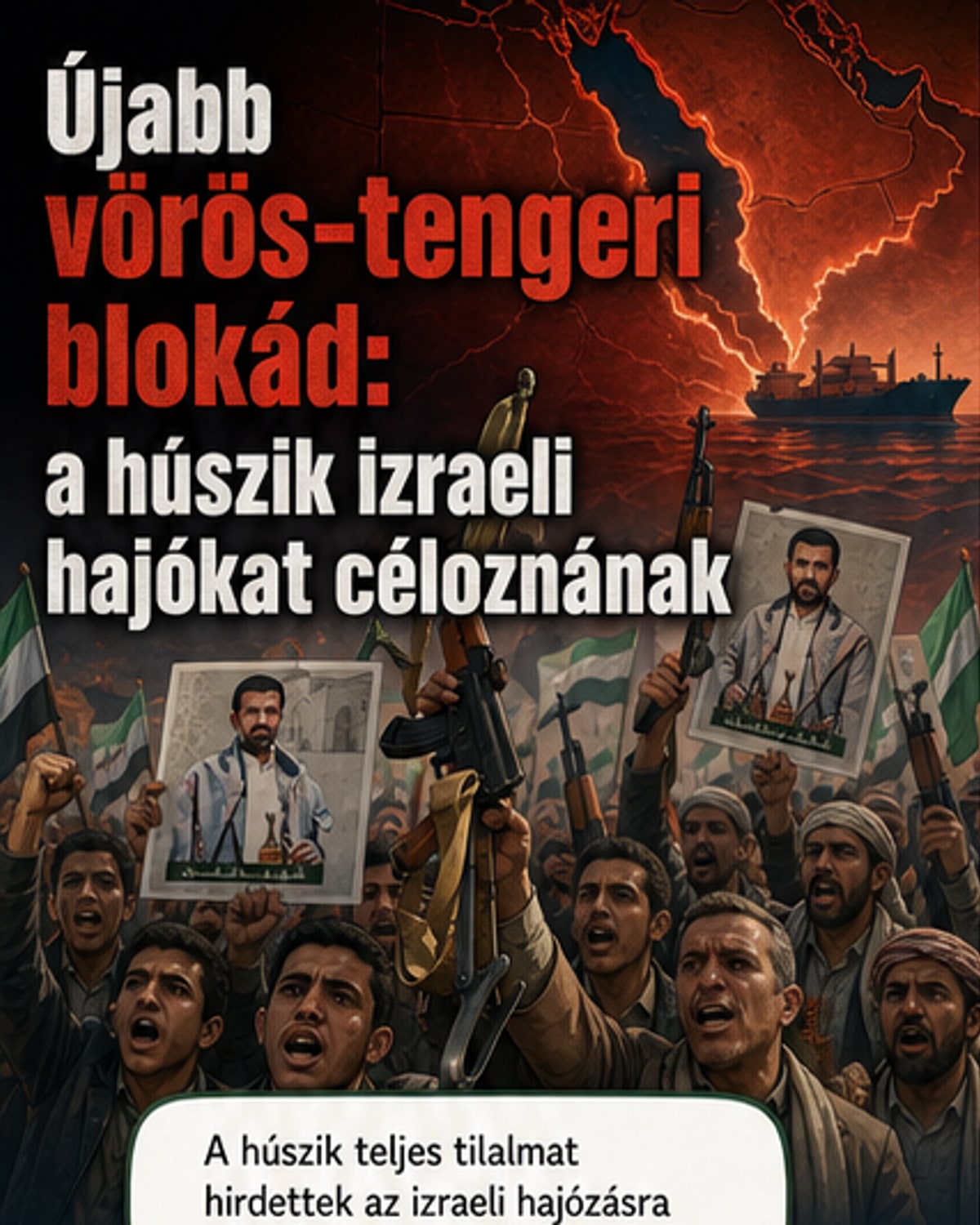 Húsik blokádot hirdettek a Vörös-tengeren