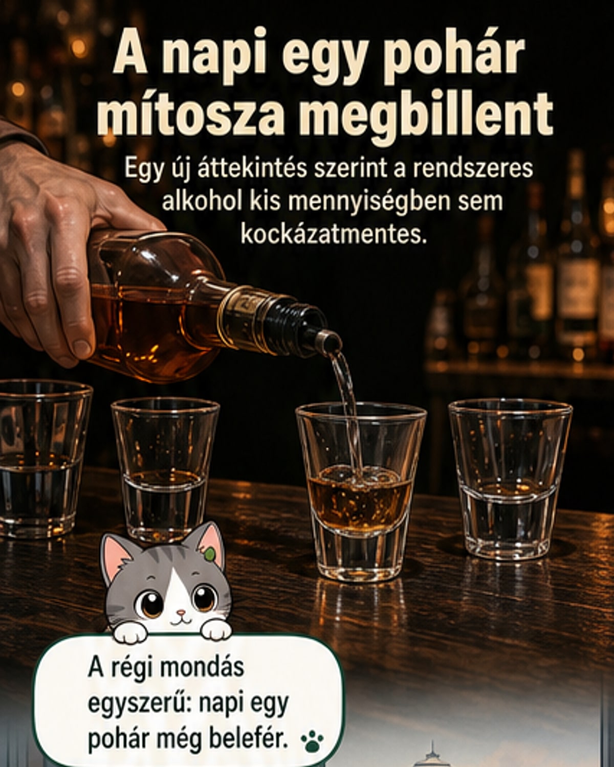 Napi egy pohár is növeli a rák kockázatát