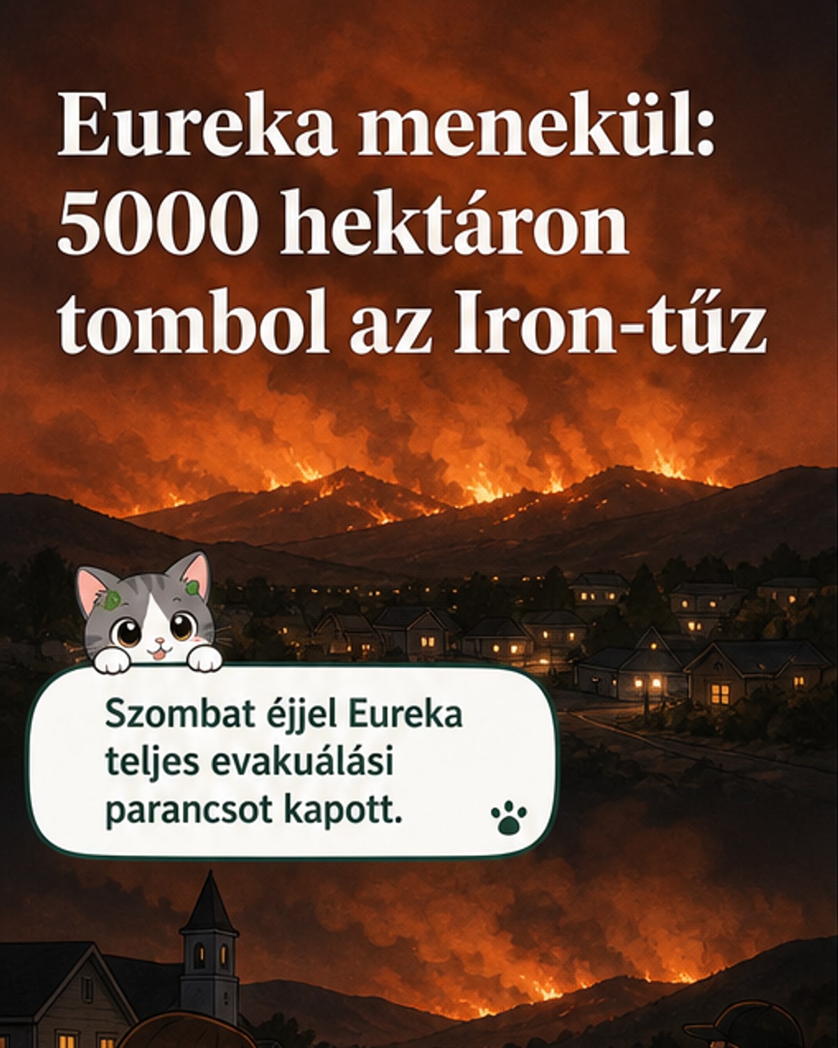 Lángoló bozótos és füstfelhők Utah egyik vidéki részén, alulról mentőhelikopterek repülnek a tűzvonal fölött.