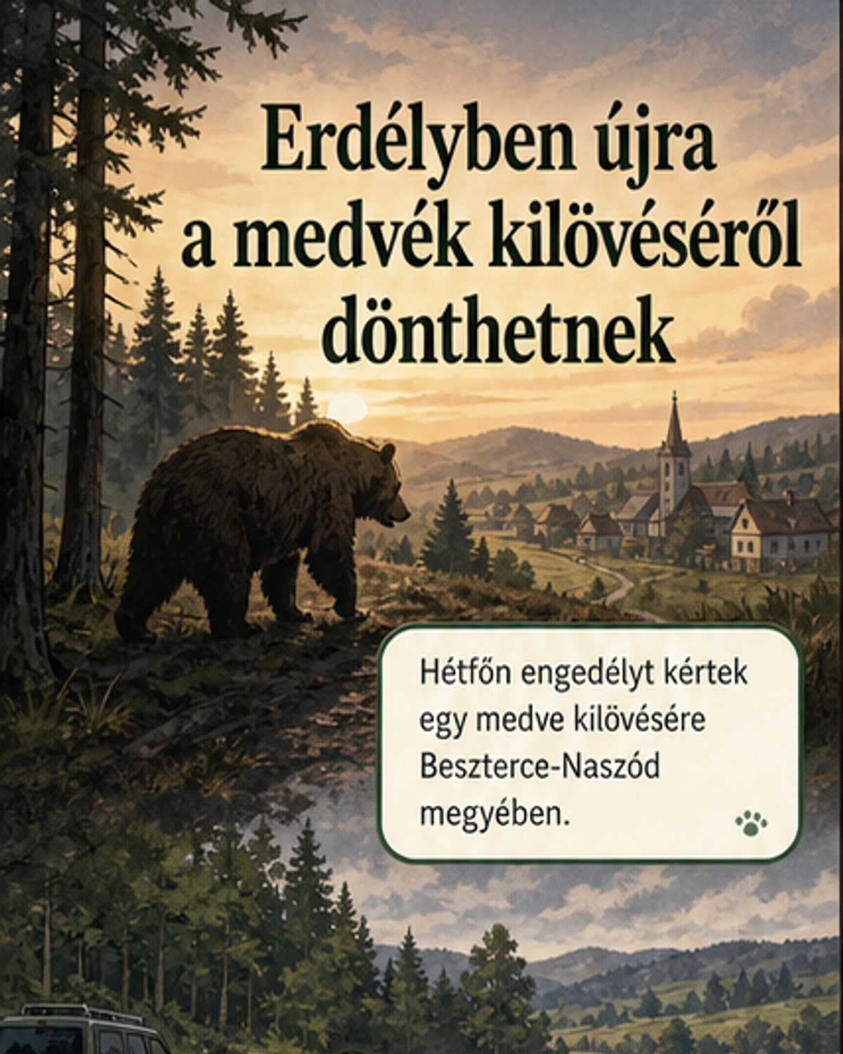 Halálos medvetámadások Erdélyben