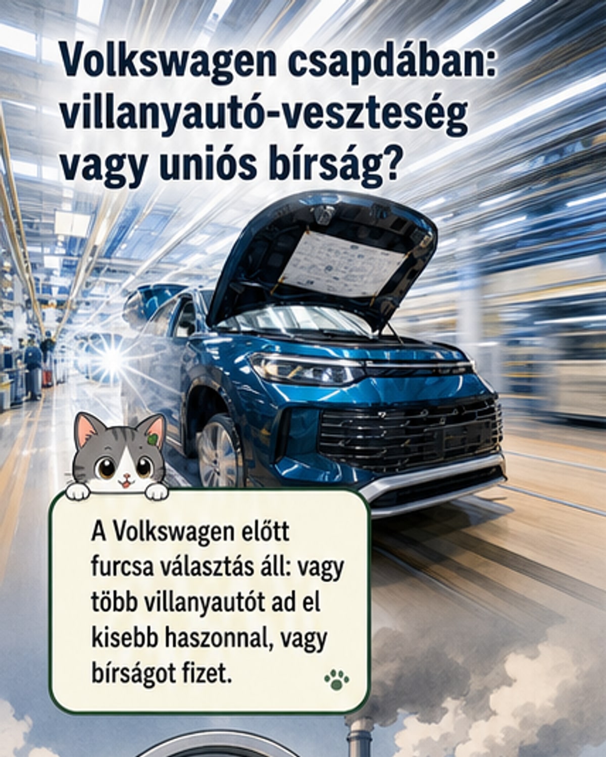 Volkswagen kereszttűzben: veszteség vagy EU-bírság?