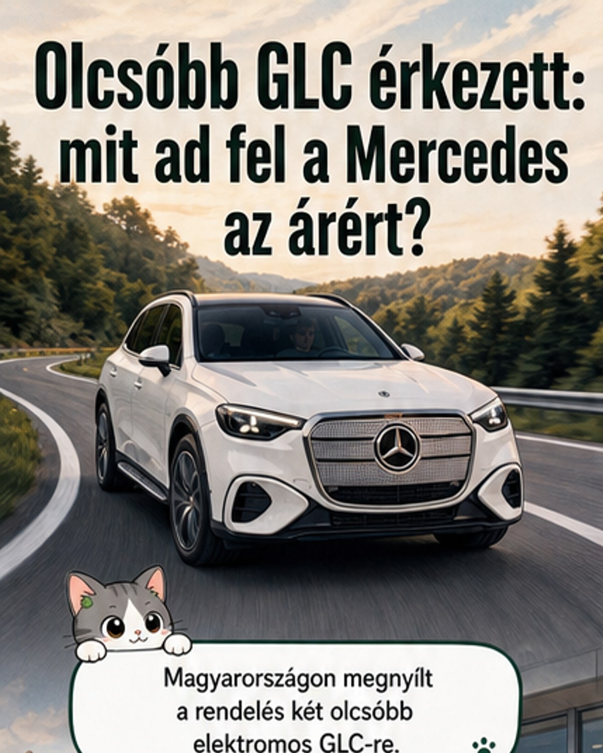Csökkent az elektromos Mercedes GLC ára