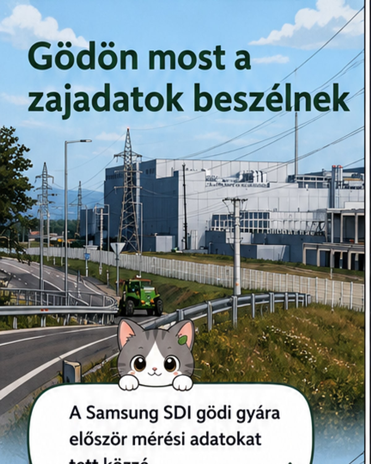 Gödi akkumulátorgyár nyilvánossá tette a zajméréseket