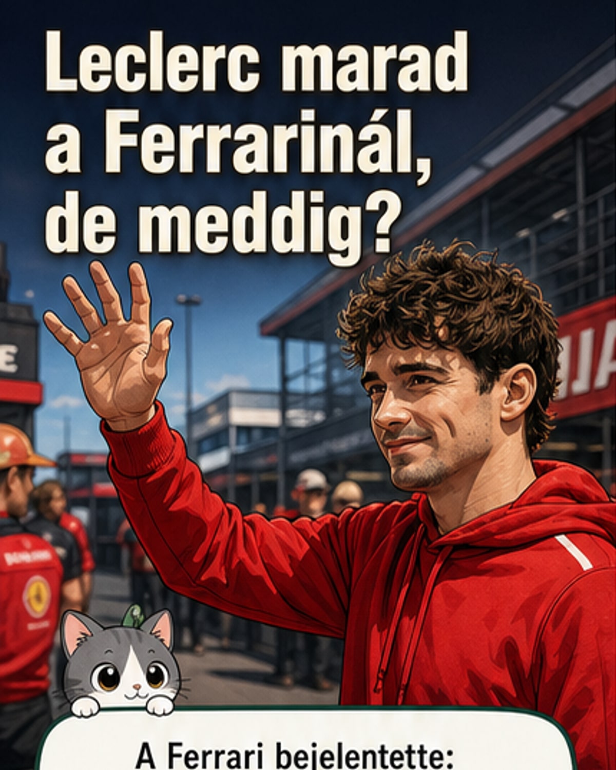 Leclerc marad a Ferrarival