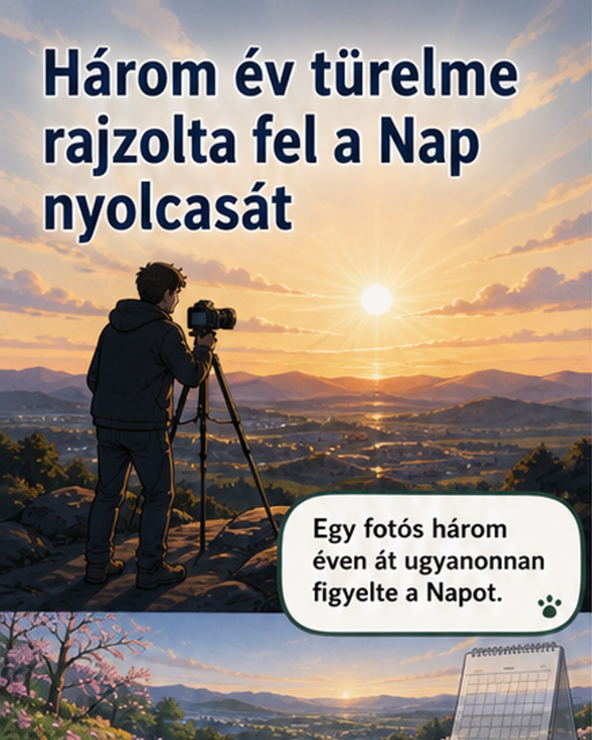 A Föld mozgásának pályája láthatóvá vált