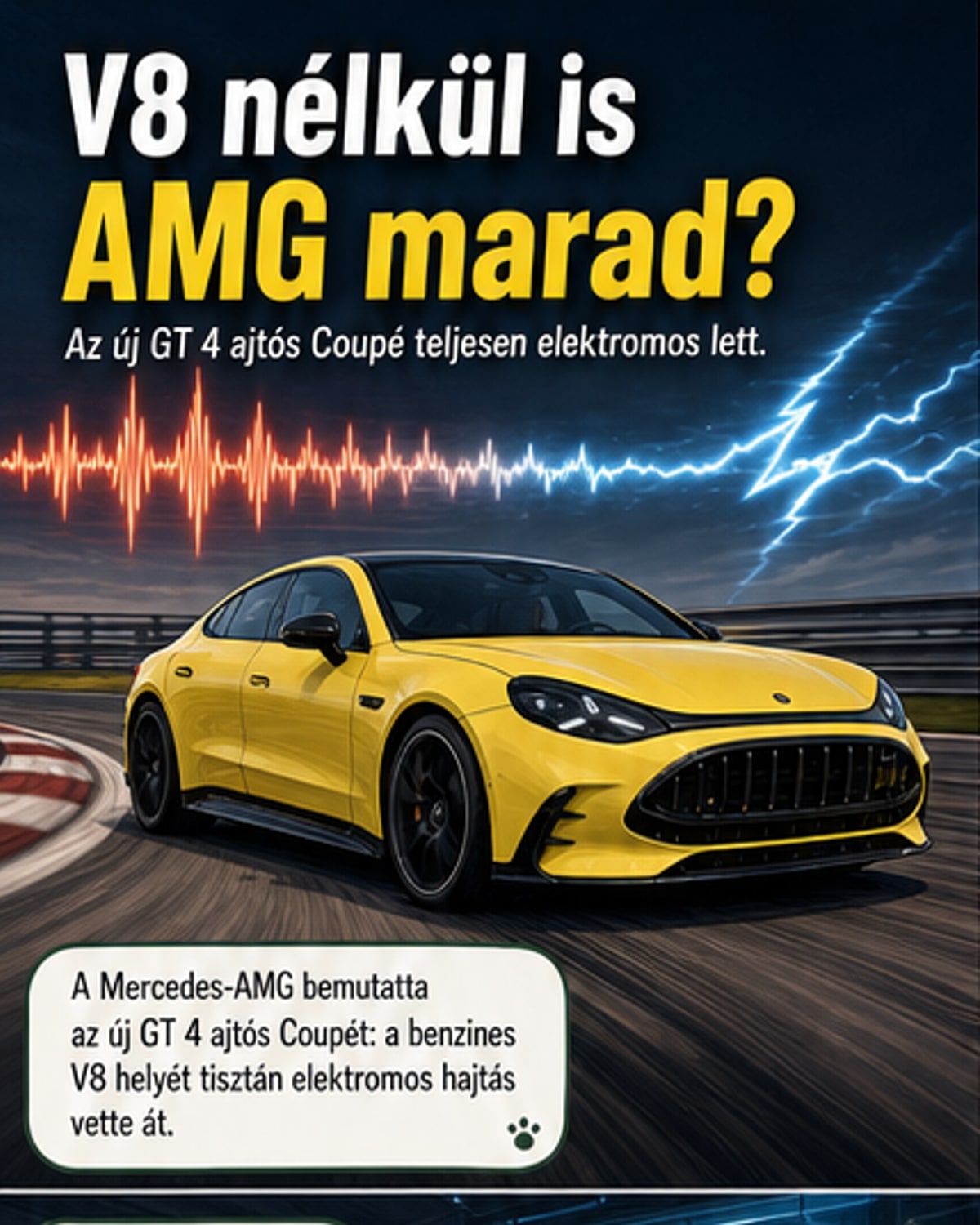 Az új AMG GT elektromos lesz
