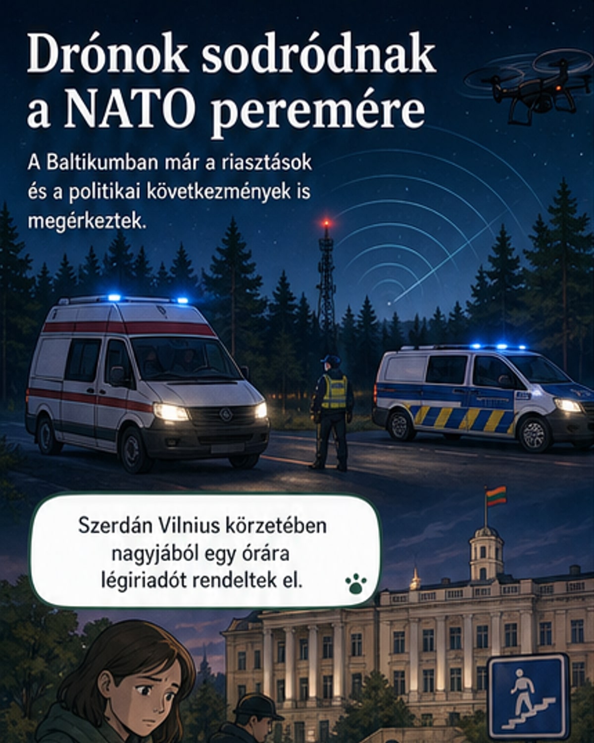 Drónok a Baltikumban: ki kinek a hibája?