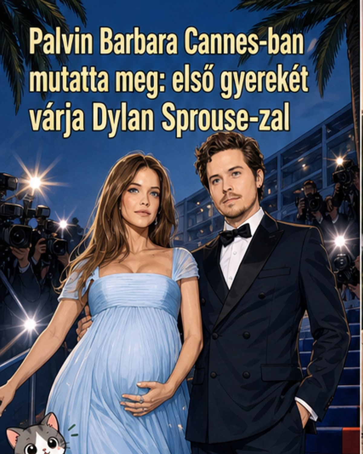 Palvin Barbara első babáját várja