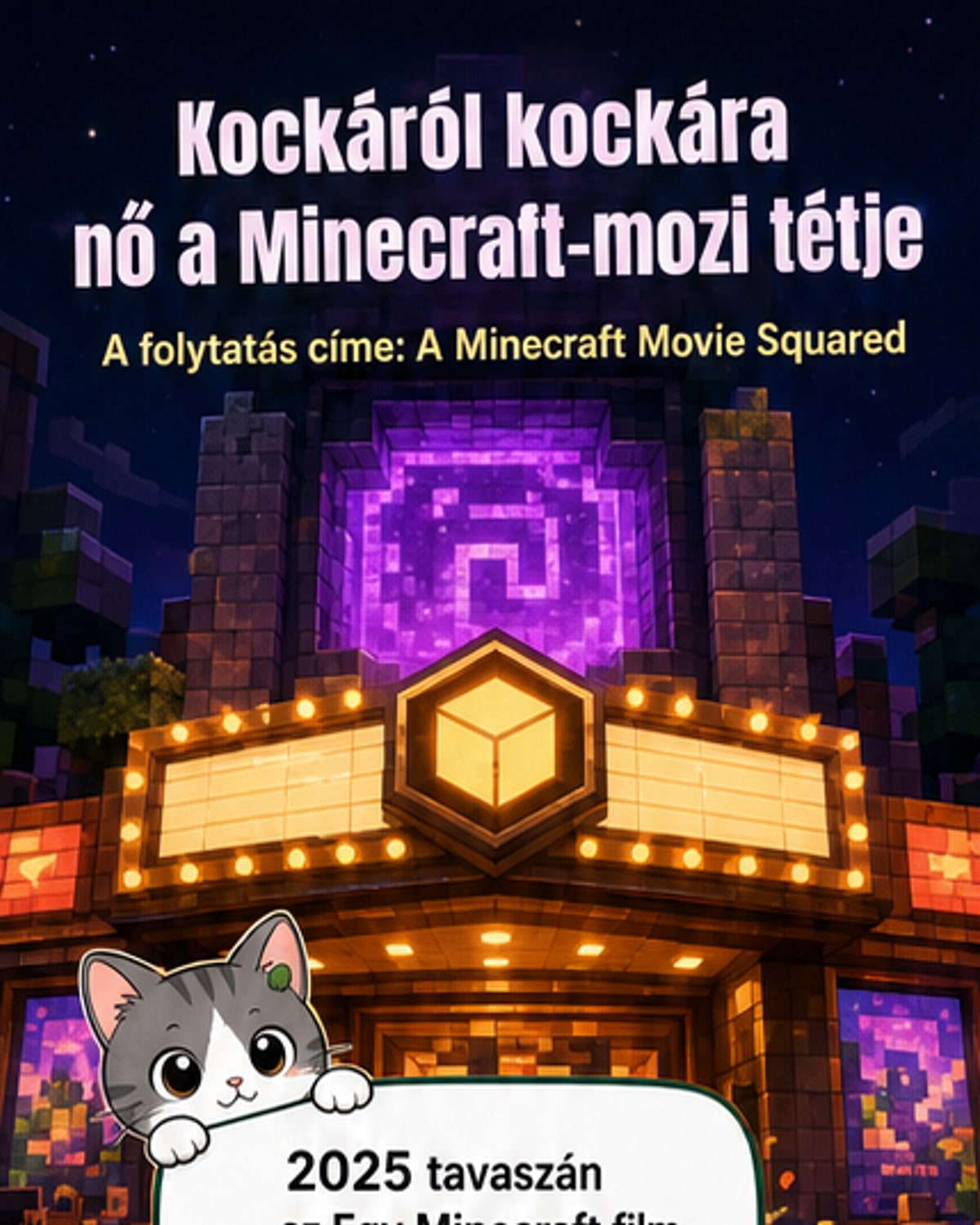 Megvan a Minecraft folytatás címe