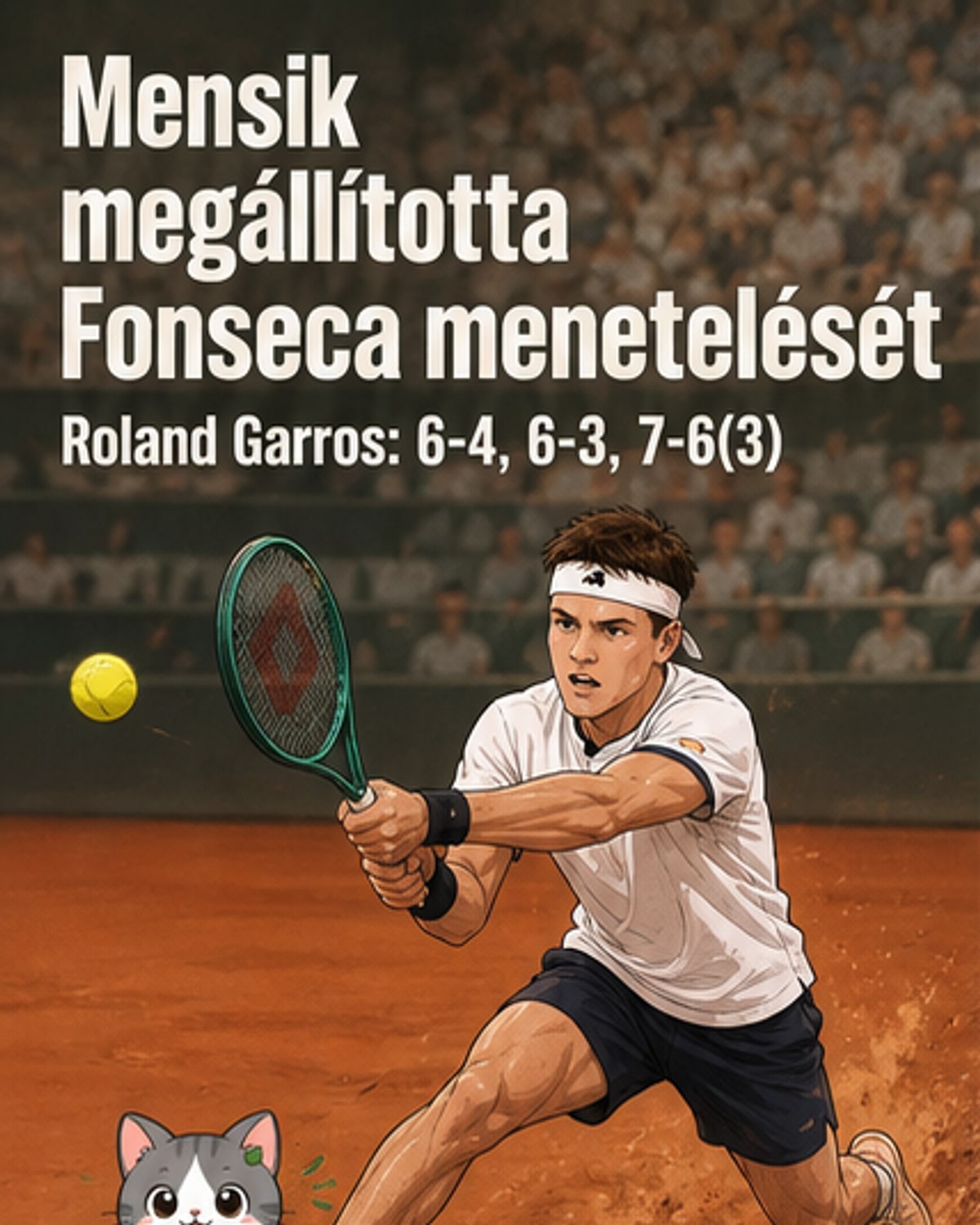 Mensik 3-0-ra legyőzte Fonsecát