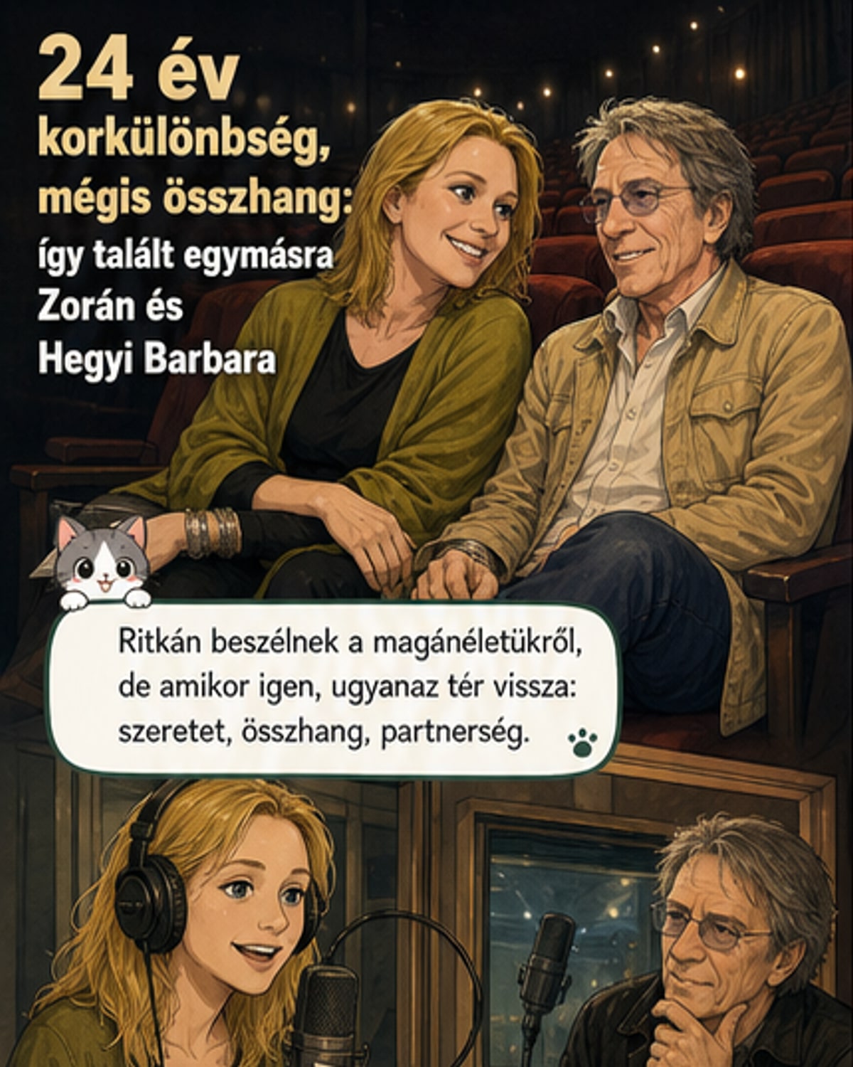 24 év korkülönbség, mégis egymásra találtak
