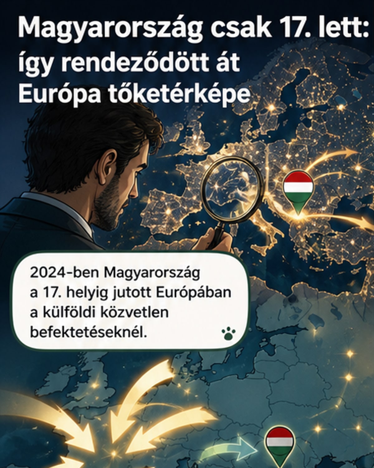 Magyarország a 17. a tőkevonzásban