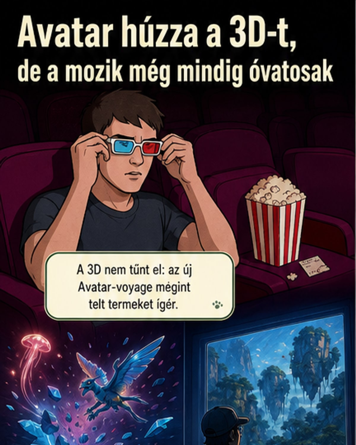 Avatar siker, de a 3D jövője mégis bizonytalan?