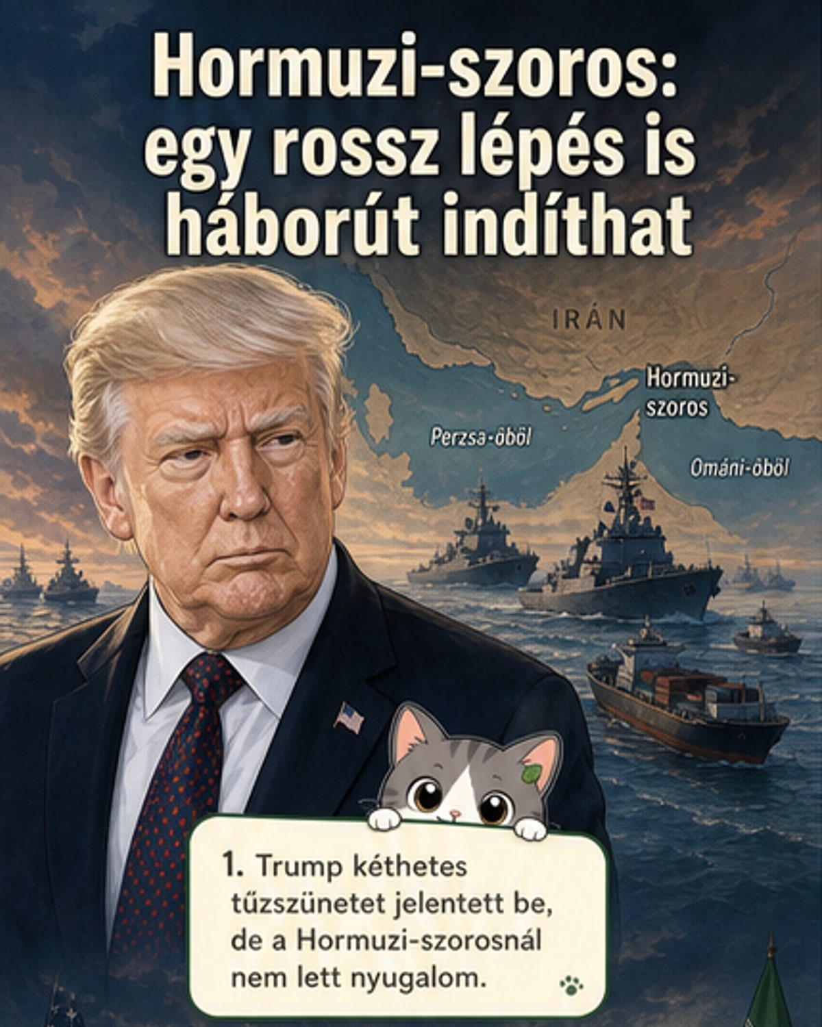 Hormuzi-szoros: újra háború fenyeget