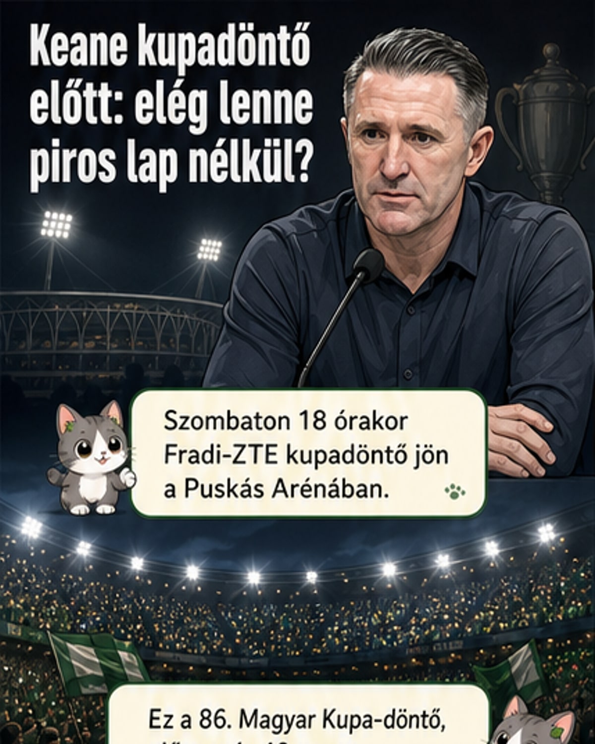 Döntő a Puskásban: Fradi vagy ZTE?