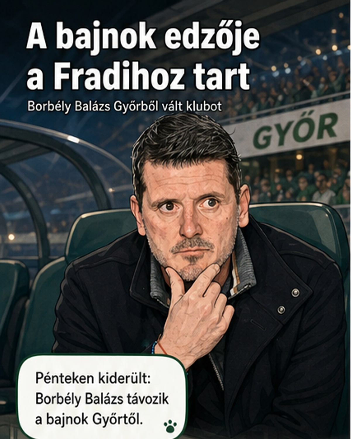 Borbély a Fradiba vezet