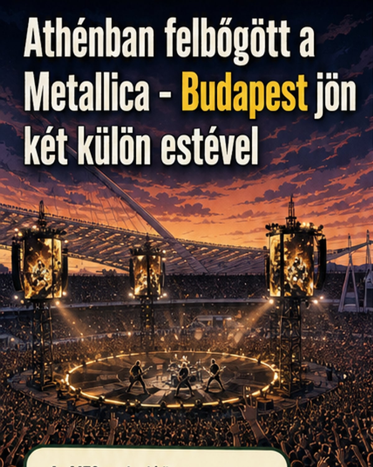 Elindult a Metallica európai turnéja