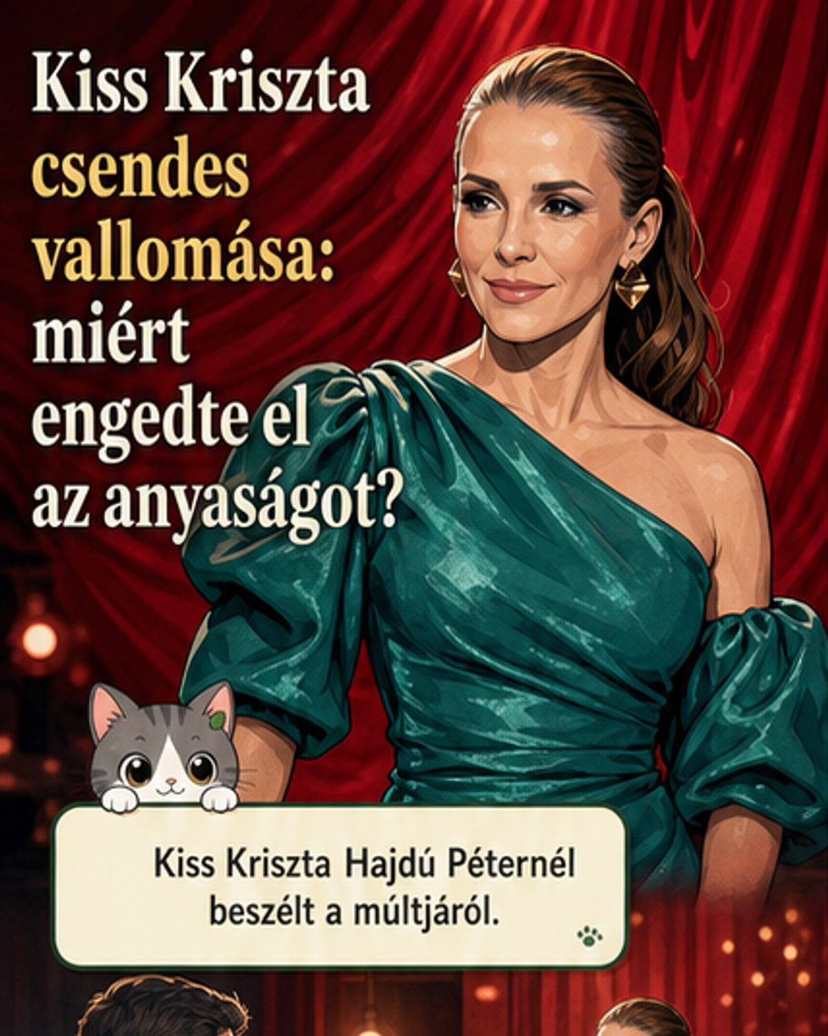 Kiss Kriszta nyíltan az anyaságról