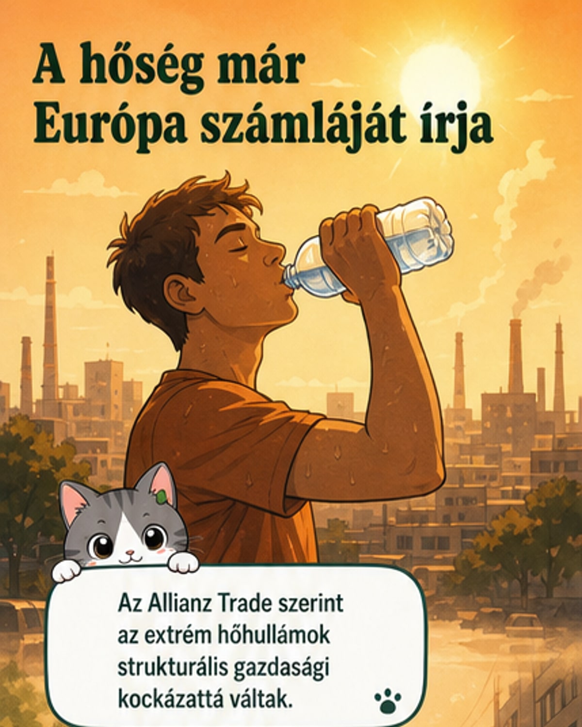 Európa drágán fizeti a klímaváltozást