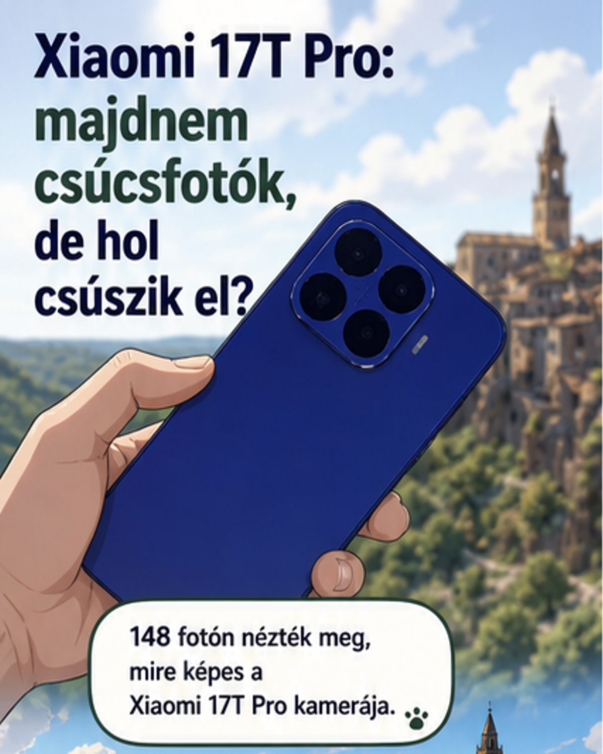 Xiaomi 17T Pro kamerateszt: hol csillog?