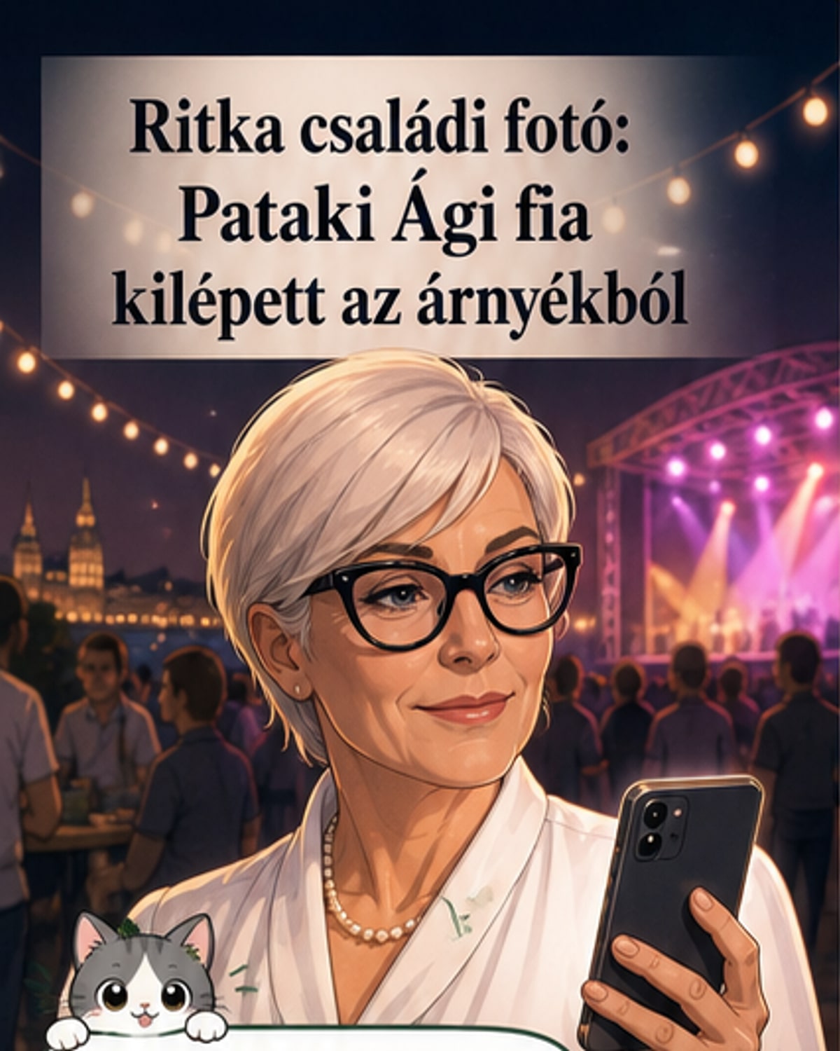 Pataki Ági fia meghódítja a rajongókat