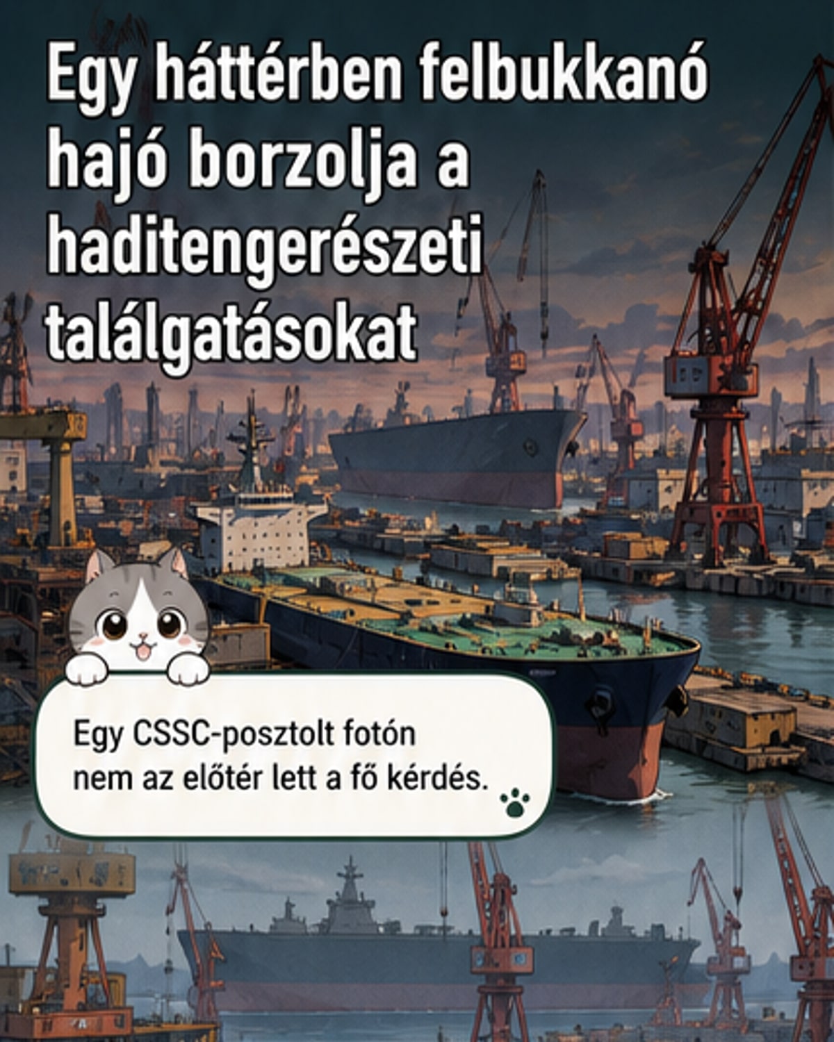 Kína építi az eddigi legnagyobb haditengerészeti segédhajót?