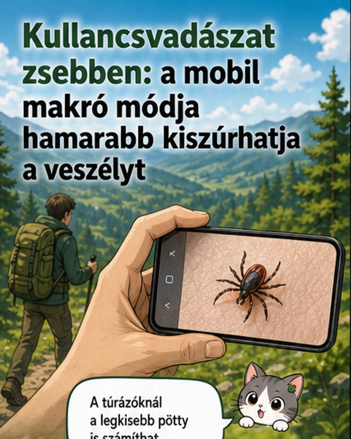 Okostelefonnal vadásznak a kullancsokra