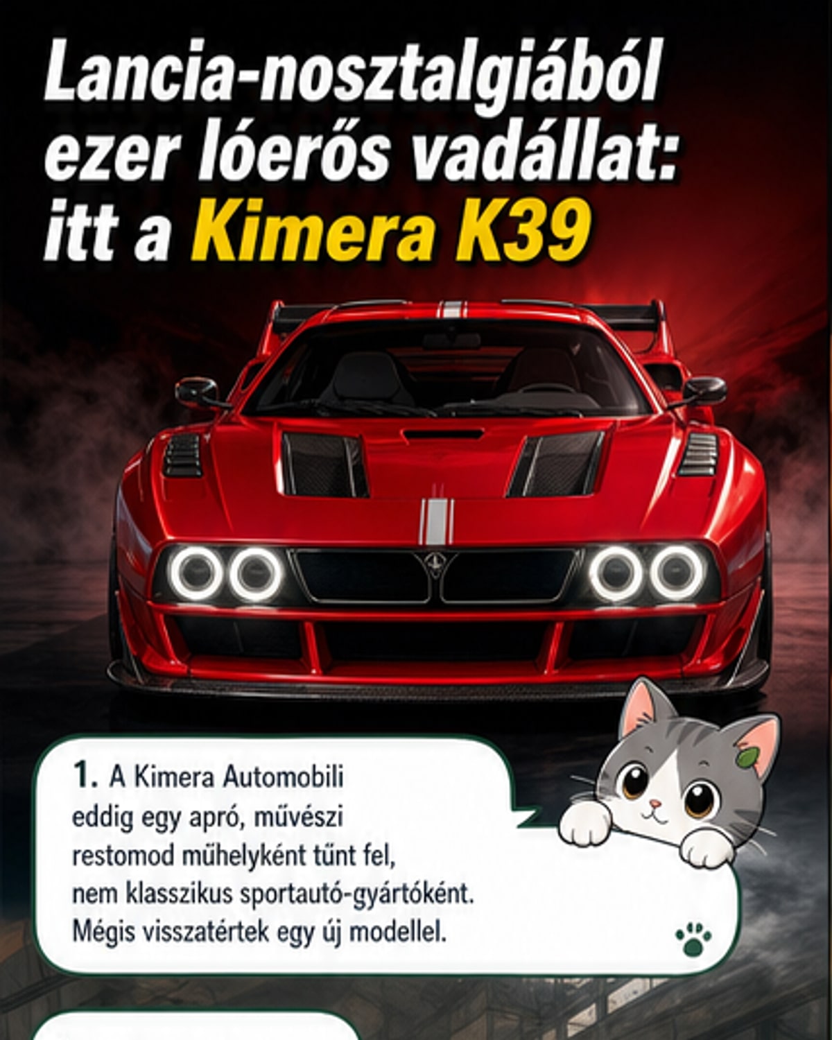 Ezer lóerős K39: Kimera új csúcsa