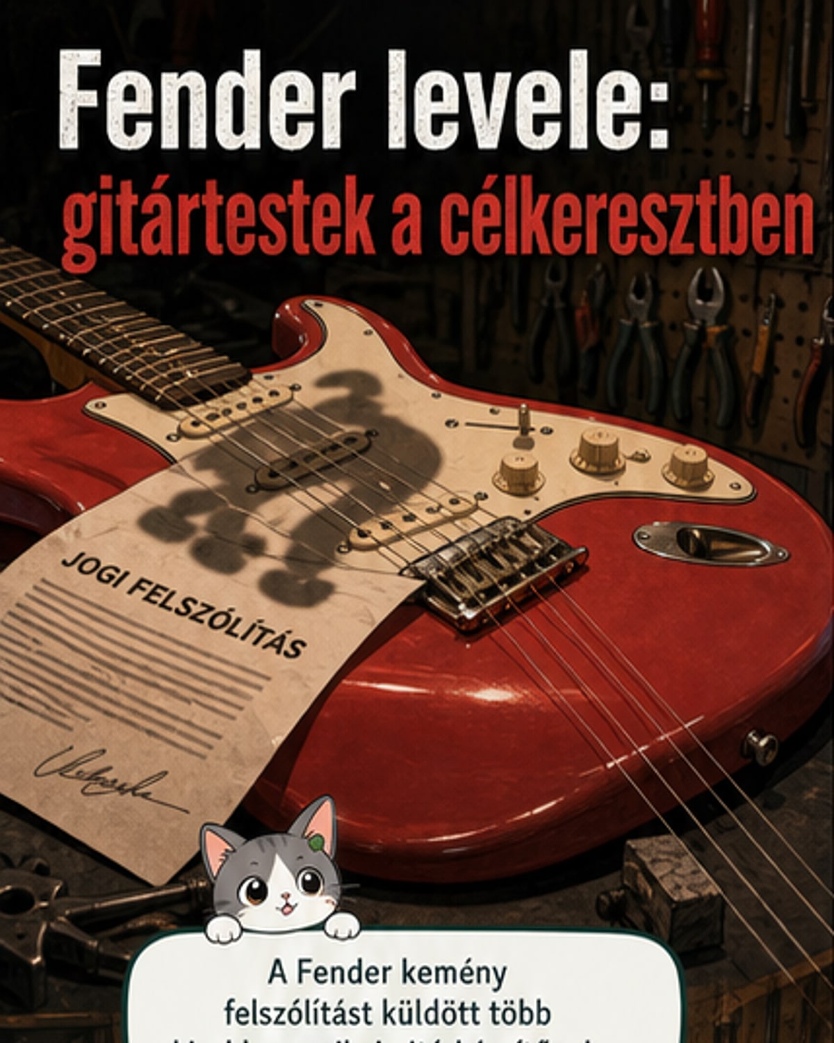 Fender leállítja a hasonló gitárokat
