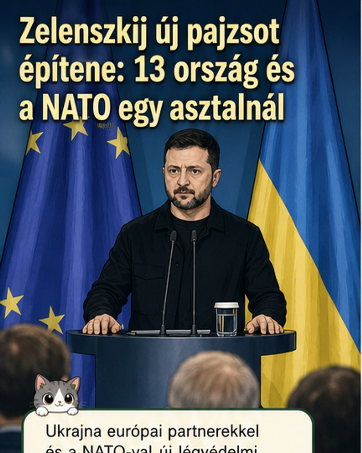 Zelenszkij 13 országgal és a NATO-val hozza létre az antiballisztikus koalíciót