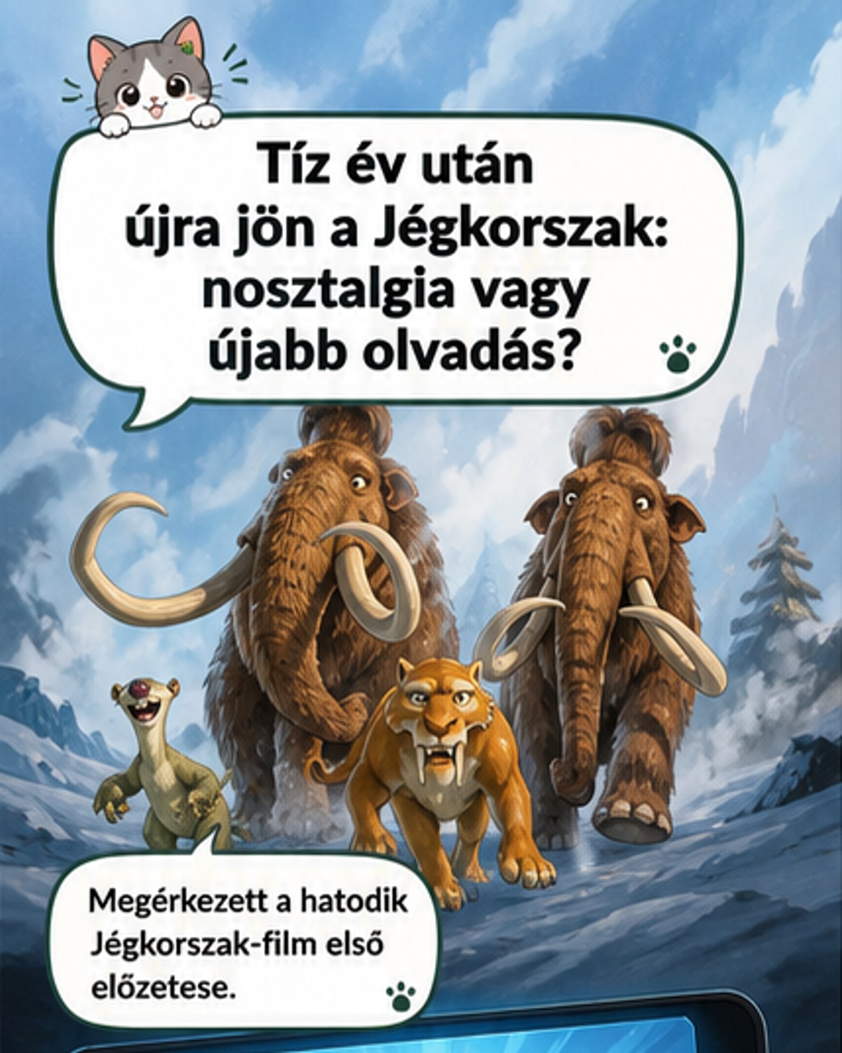 10 év szünet után visszatér a Jégkorszak