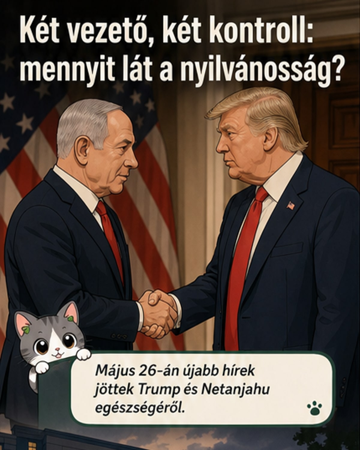 Trump és Netanjahu egészsége ismét kérdésben