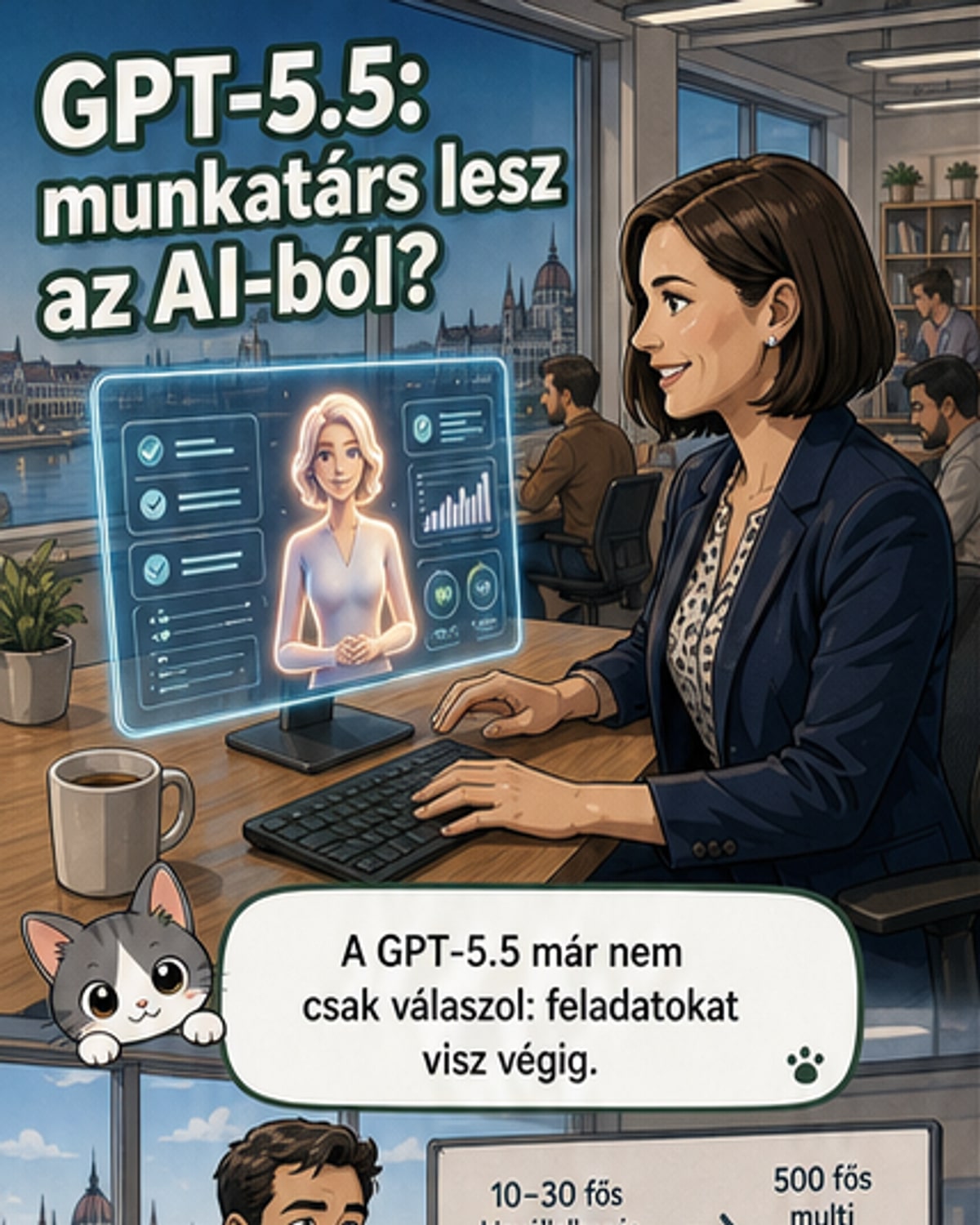 GPT-5.5 már önállóan dolgozik