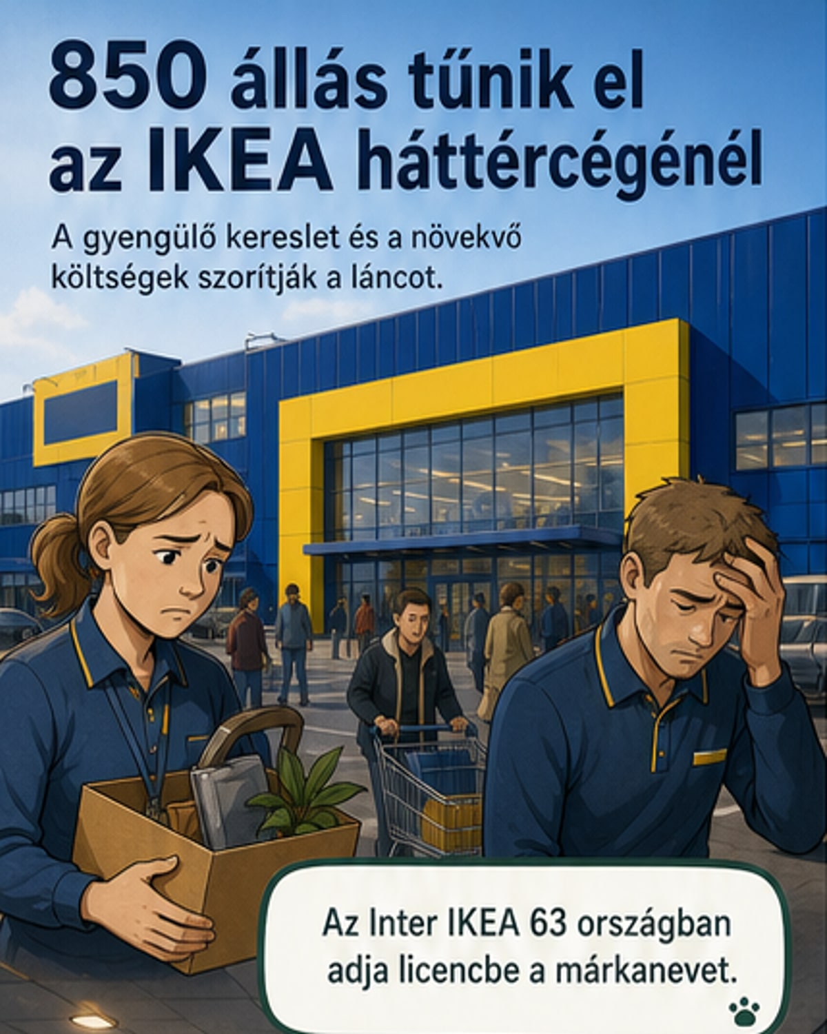 IKEA leépít 850 munkahelyet globálisan