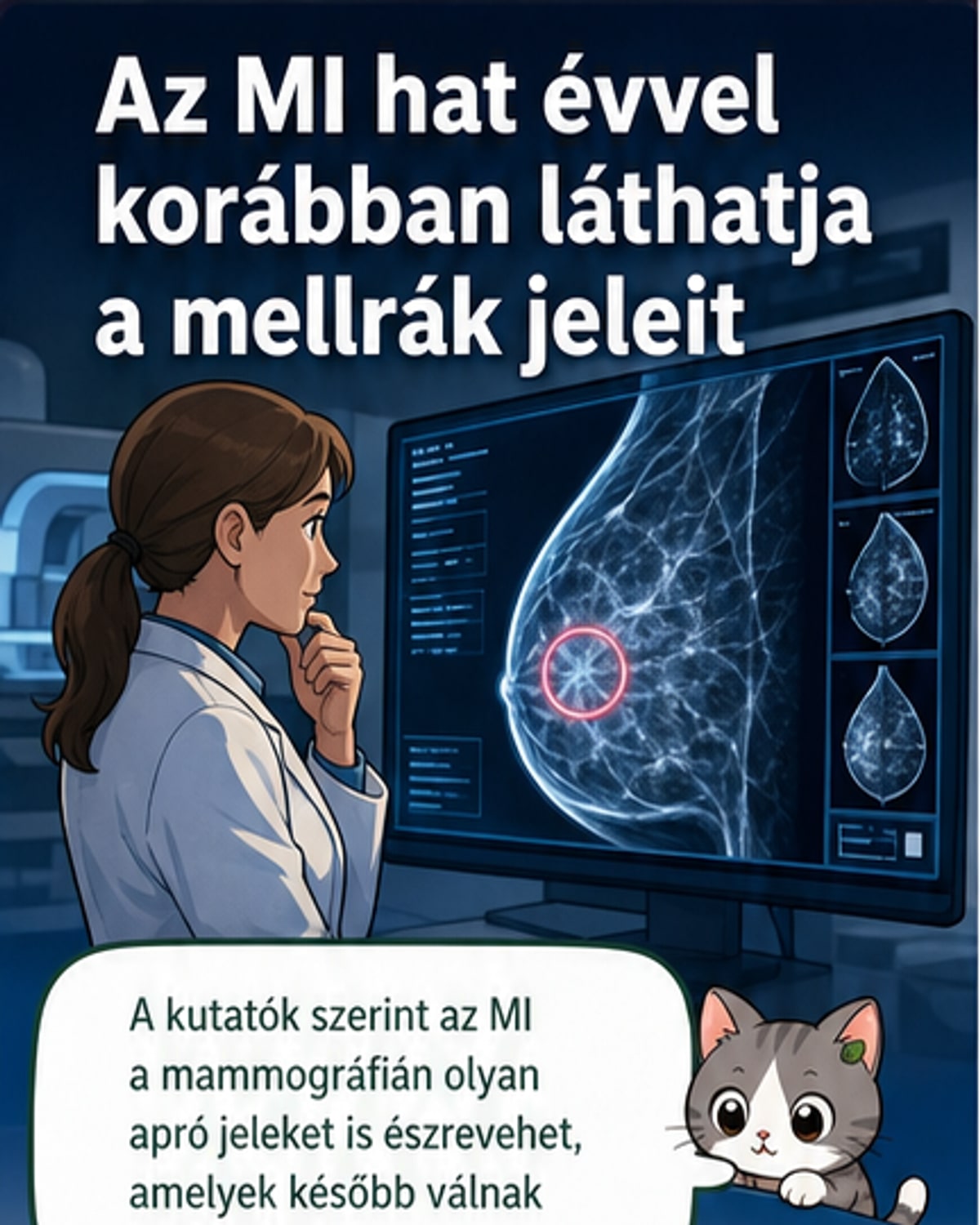 MI 6 évvel korábban ismeri fel a mellrákot