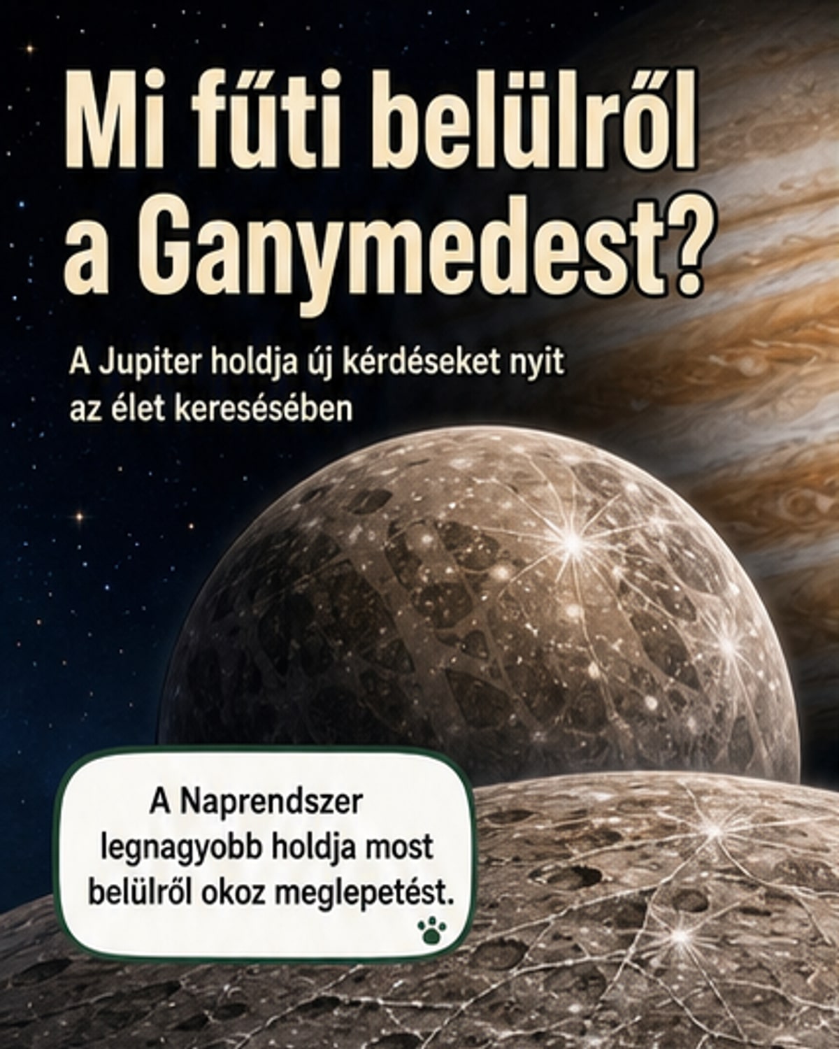 Ganymedes belseje melegszik
