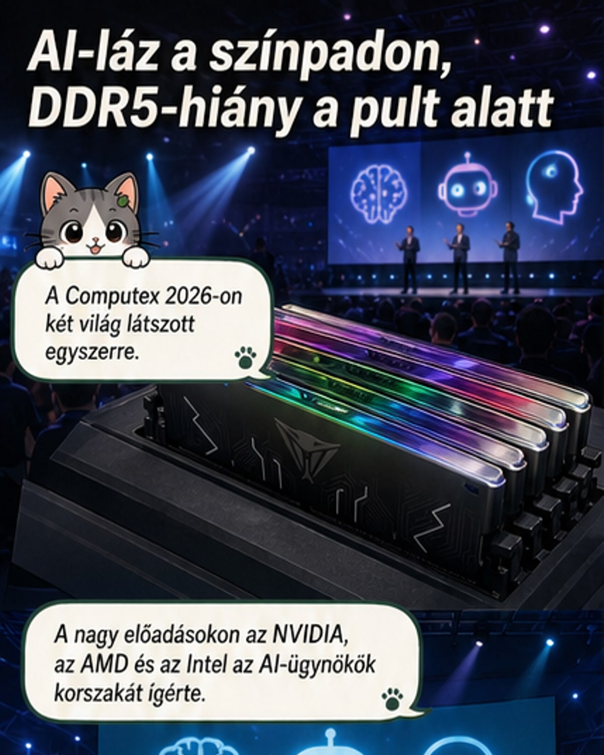 Computexen látható a DRAM-krízis