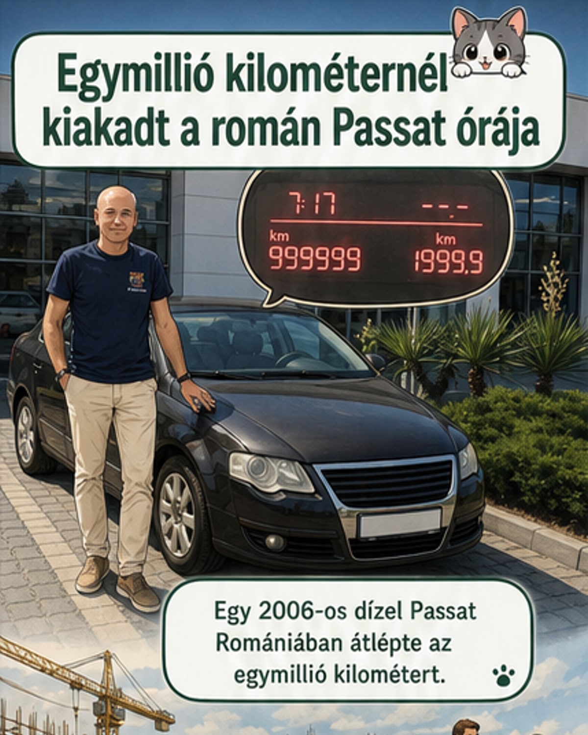 Egymillió km egy Passatban