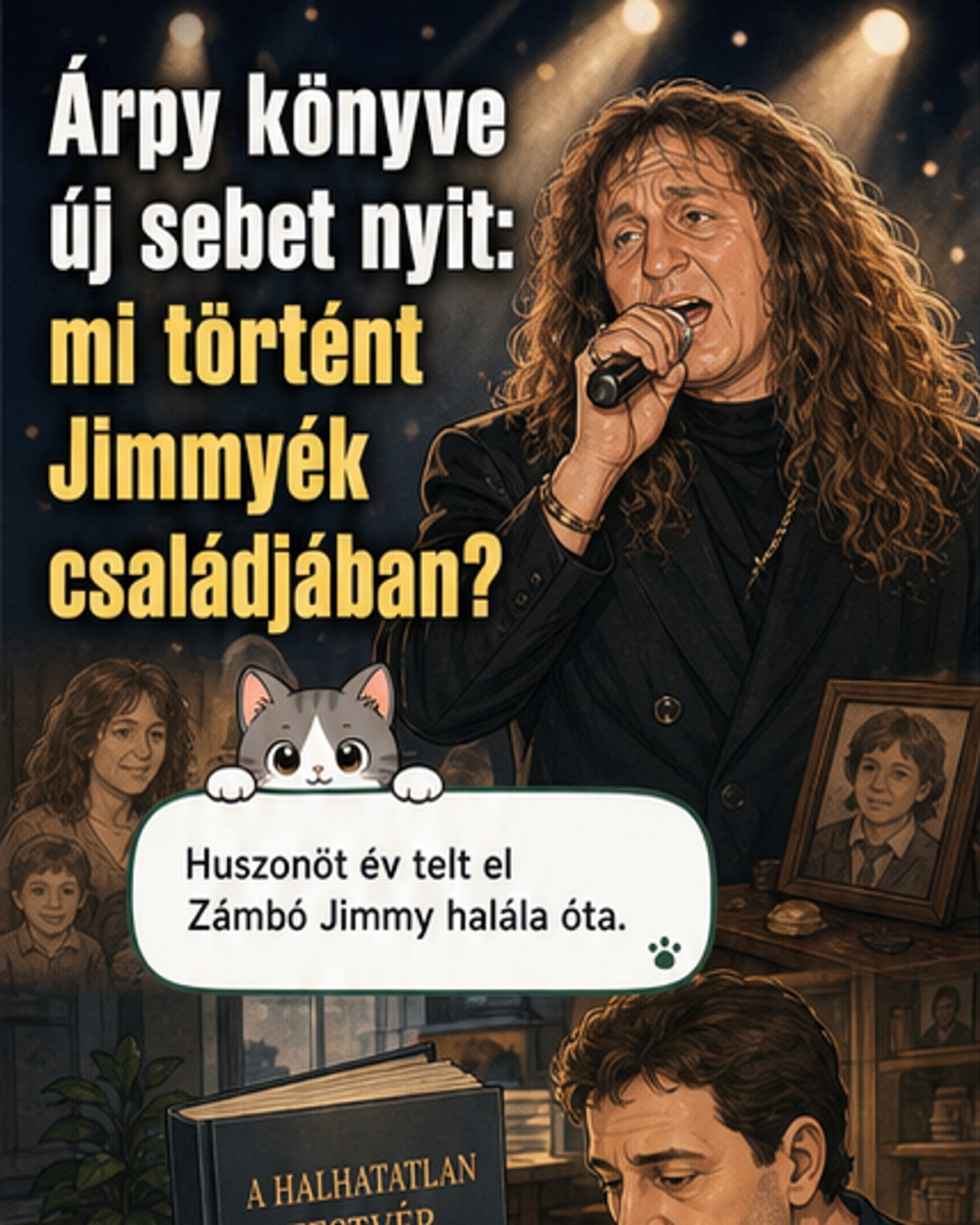 Árpy könyvben vall az apjuk haláláról