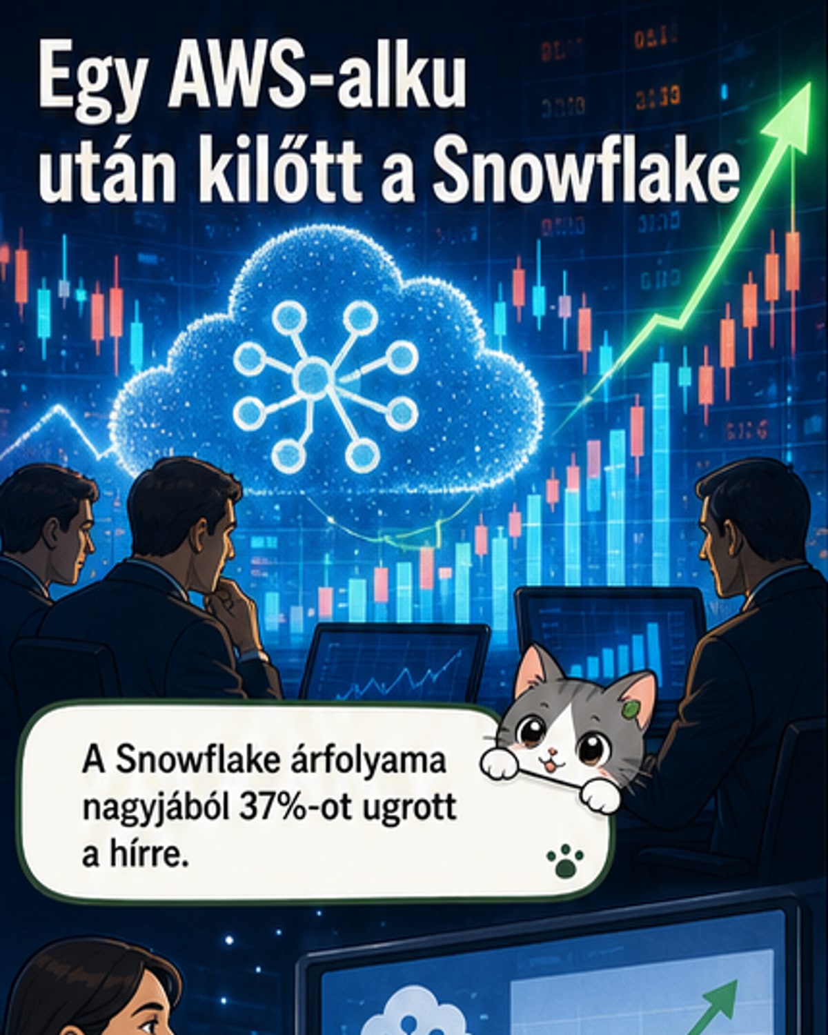 37%-os árfolyamugrás egy hírre