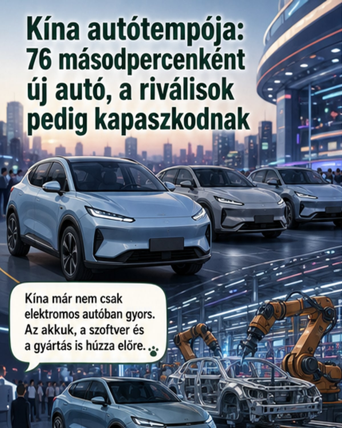 Kína diktálja az autóipar ütemét