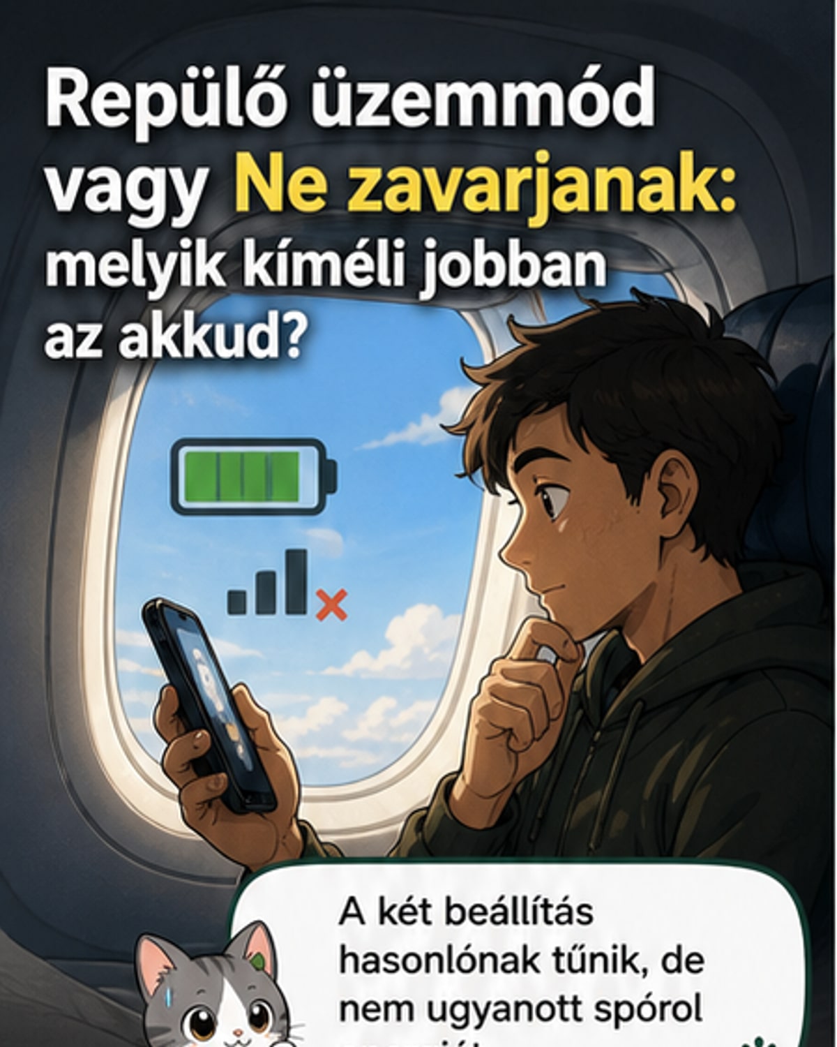 Melyik telefonbeállítás takarít meg több energiát?