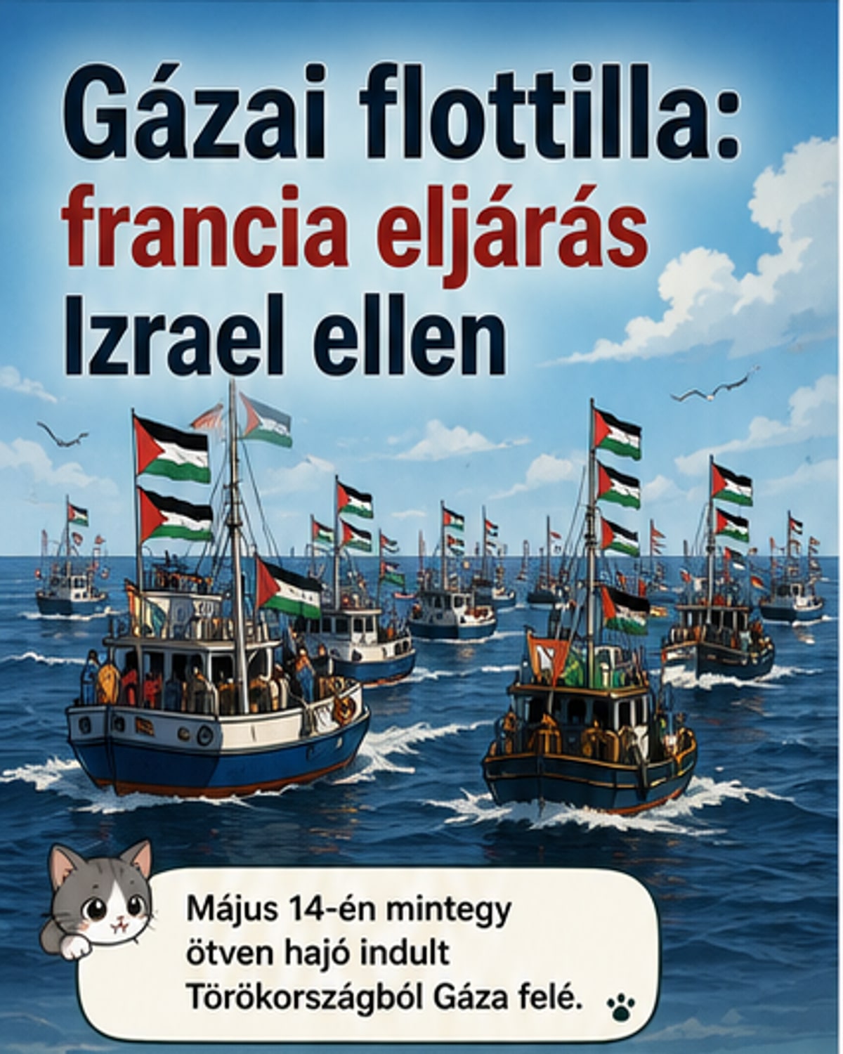 Francia vád: kínzás a Gázai flottilla ellen