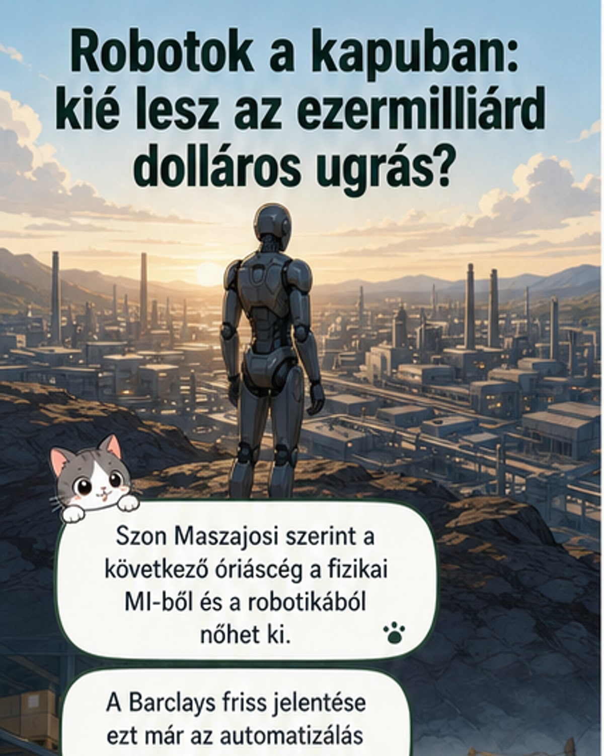 Küszöbön az ezermilliárdos robotkorszak