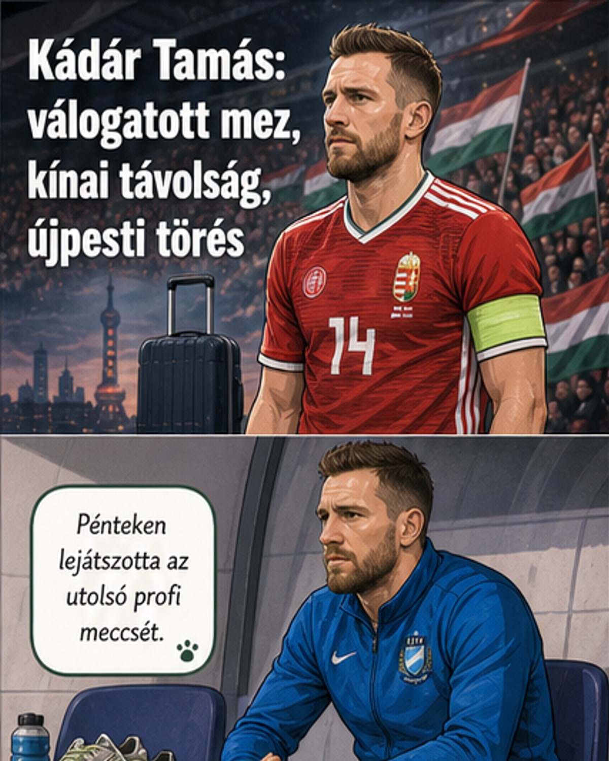 Kádár Tamás visszavonulásakor felidézte kínai éveit