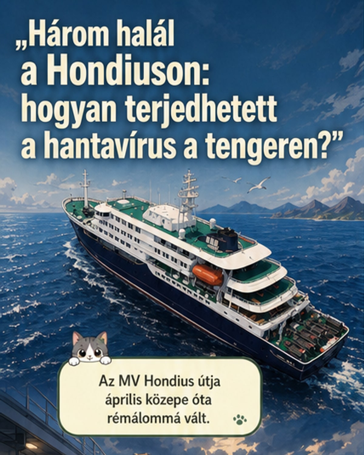 Hantavírus-járvány ütött rajtuk az óceánjárón