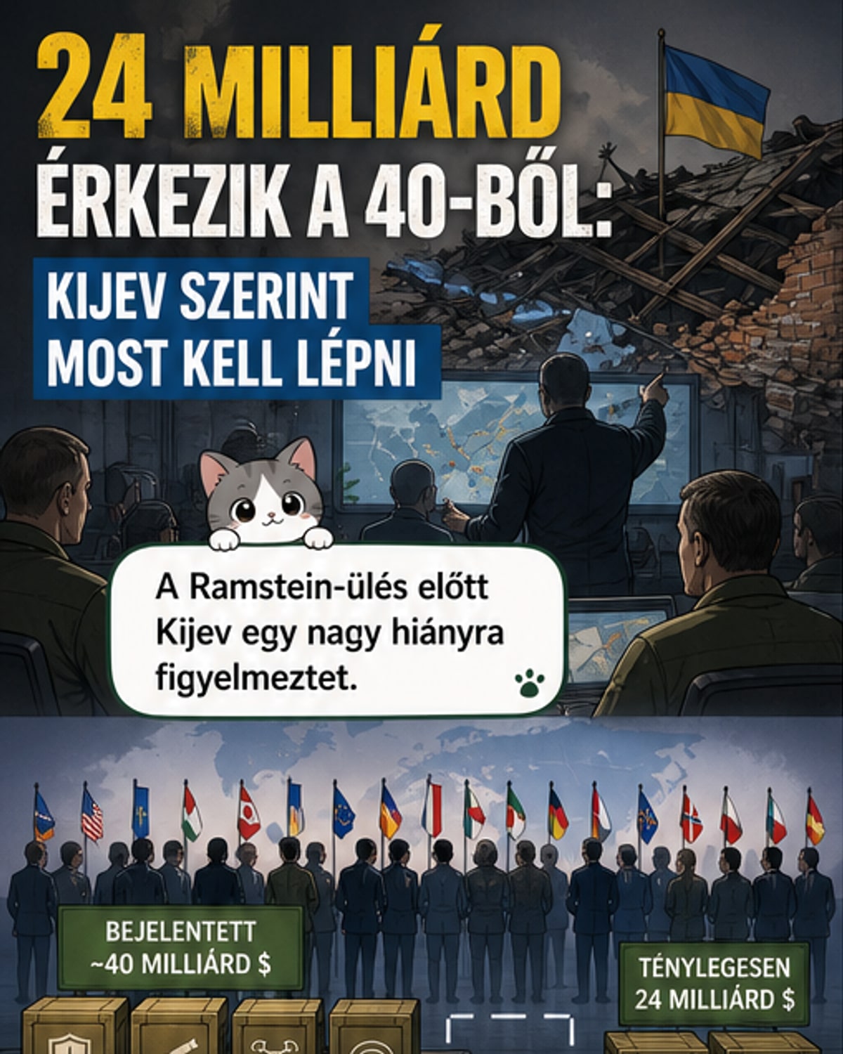 Ukrajna harcol a támogatásért