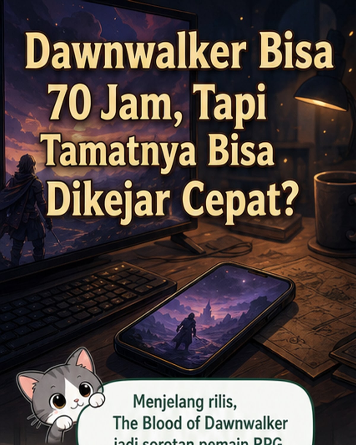 Durasi Tamat Game The Blood of Dawnwalker Bocor