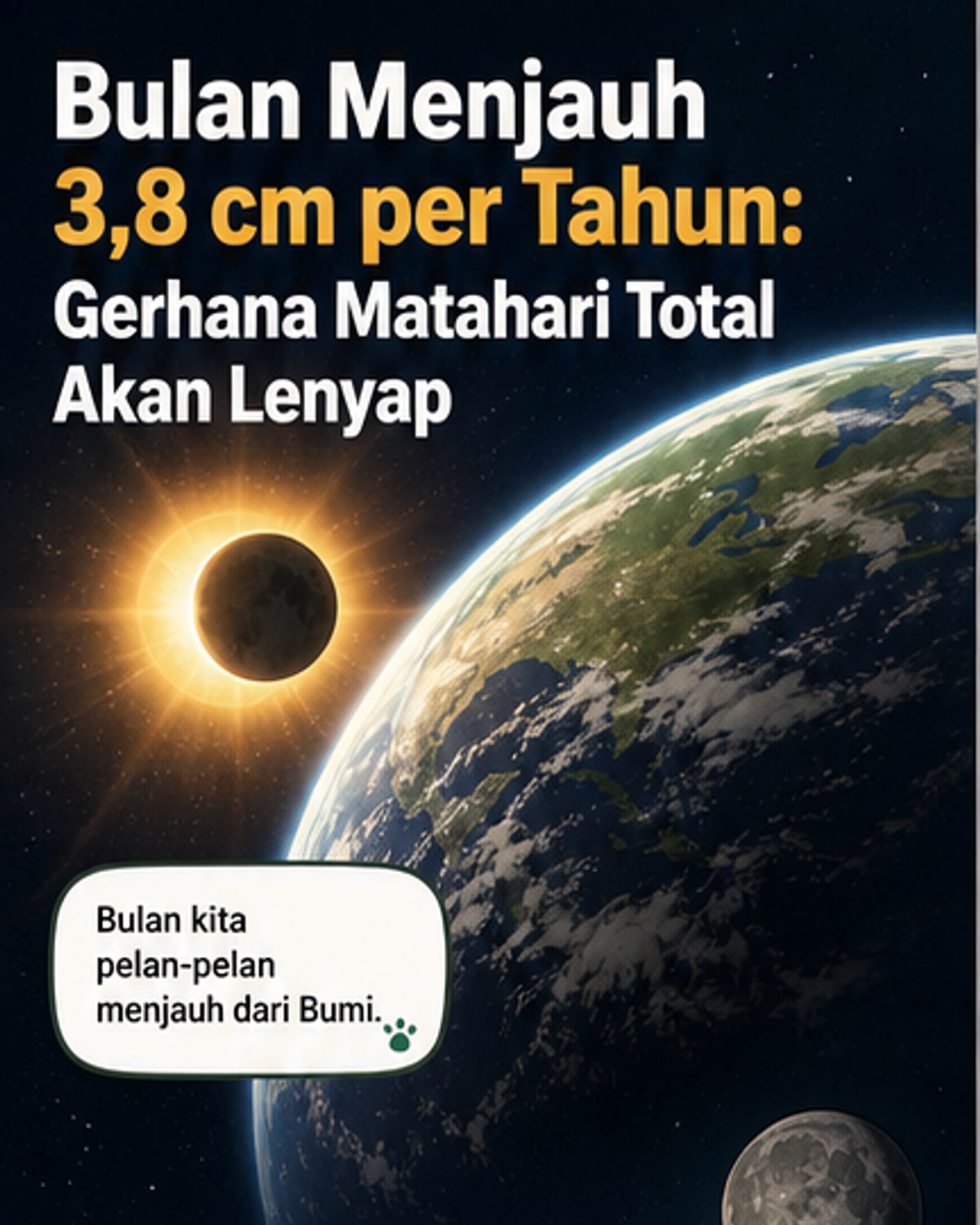 Gerhana Matahari Total Akan Hilang